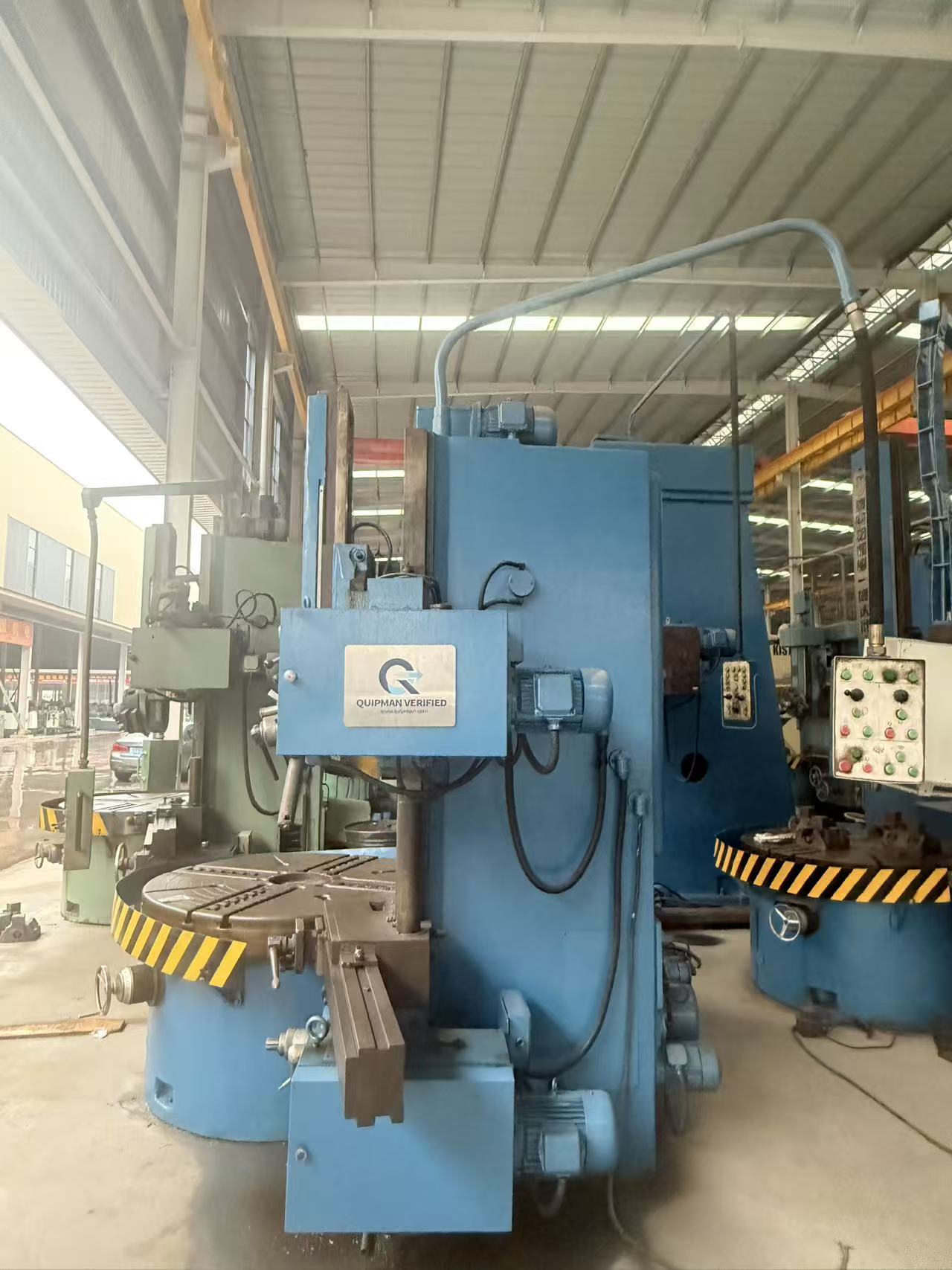 Used Qiqihar CA5116E Single Column Vertical Lathe &ndash; 1600 mm Max. Turning Dia., 1400 mm Worktable
